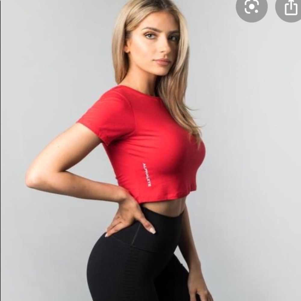 SOLD Alphalete Aspire Crop Top size small